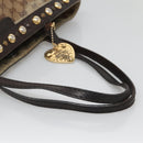 GUCCI GG Crystal Tote Bag Coated Canvas Beige Gold 207291 Auth 139548-7