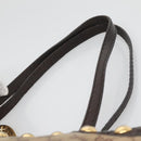 GUCCI GG Crystal Tote Bag Coated Canvas Beige Gold 207291 Auth 139548-14