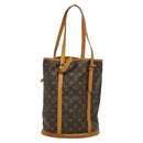 LOUIS VUITTON Monogram Bucket GM Shoulder Bag M42236 LV Auth 139551-1