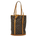 LOUIS VUITTON Monogram Bucket GM Shoulder Bag M42236 LV Auth 139551-2