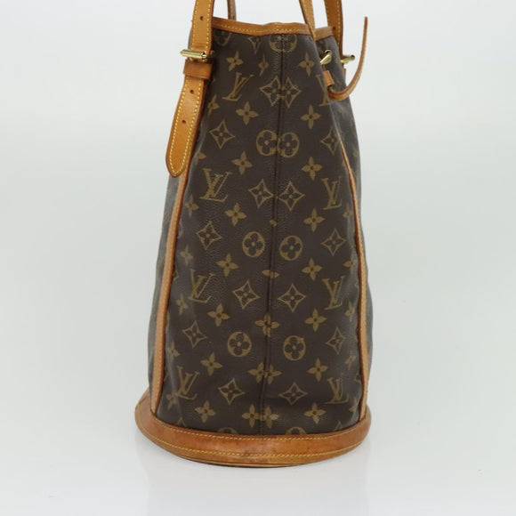 LOUIS VUITTON Monogram Bucket GM Shoulder Bag M42236 LV Auth 139551