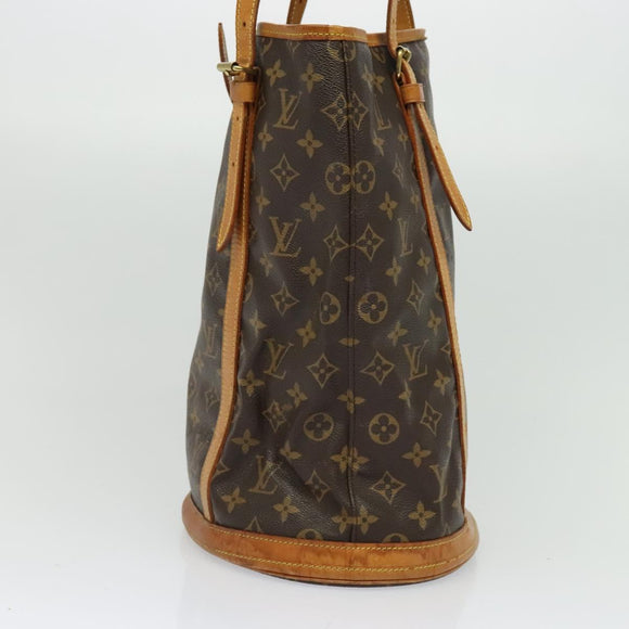LOUIS VUITTON Monogram Bucket GM Shoulder Bag M42236 LV Auth 139551