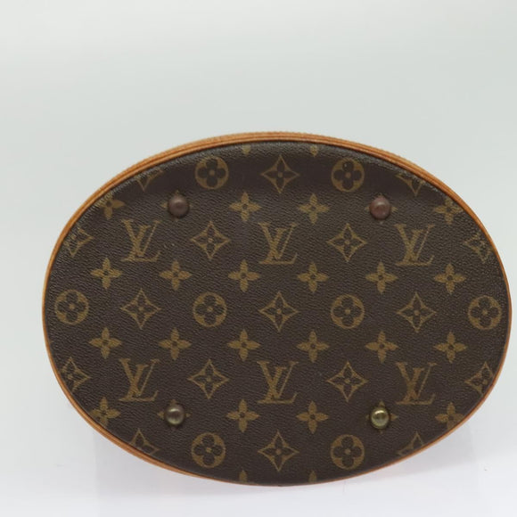 LOUIS VUITTON Monogram Bucket GM Shoulder Bag M42236 LV Auth 139551