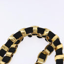 Salvatore Ferragamo Vala Tote Bag Nylon Black Gold Auth 139557-14