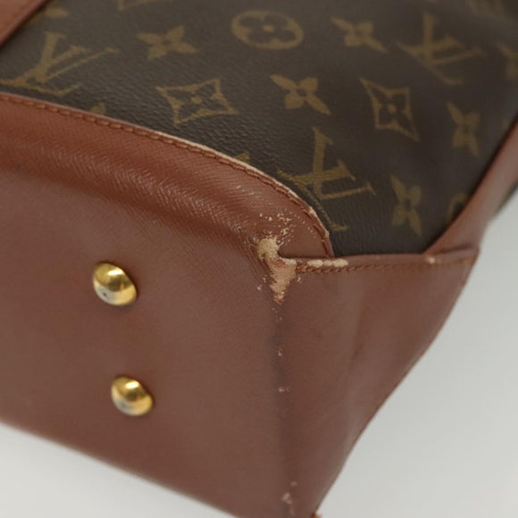 LOUIS VUITTON Monogram Sac Weekend PM Hand Bag M42425 LV Auth 139558