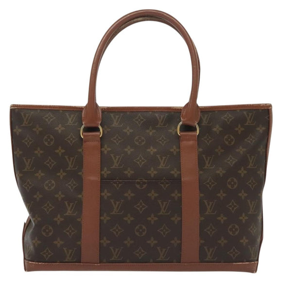 LOUIS VUITTON Monogram Sac Weekend PM Hand Bag M42425 LV Auth 139558