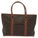 LOUIS VUITTON Monogram Sac Weekend PM Hand Bag M42425 LV Auth 139558-2