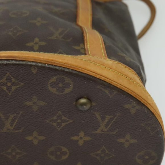 LOUIS VUITTON Monogram Bucket GM Shoulder Bag M42236 LV Auth 139561