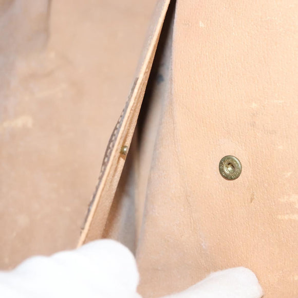 GUCCI GG Supreme Web Sherry Line Clutch Bag PVC Beige 156 01 031 Auth 139574