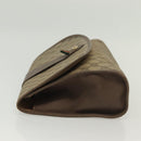 GUCCI GG Supreme Web Sherry Line Clutch Bag PVC Beige 156 01 031 Auth 139574-4