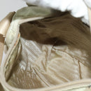 PRADA Shoulder Bag Nylon Ivory Silver Auth 139575-20