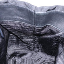 PRADA Hand Bag Nylon Silver Black Auth 139576-21