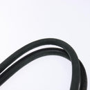 PRADA Hand Bag Nylon Silver Black Auth 139576-14