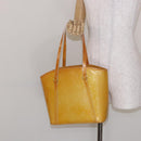 LOUIS VUITTON Monogram Vernis Avalon MM Tote Bag Broncorail M91743 Auth 139580-22