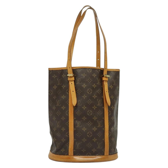 LOUIS VUITTON Monogram Bucket GM Shoulder Bag M42236 LV Auth 139588