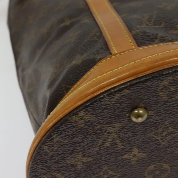 LOUIS VUITTON Monogram Bucket GM Shoulder Bag M42236 LV Auth 139588