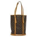 LOUIS VUITTON Monogram Bucket GM Shoulder Bag M42236 LV Auth 139588-2
