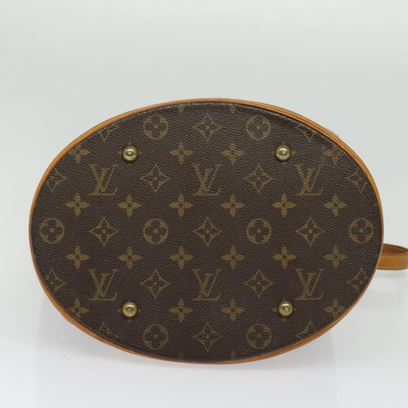 LOUIS VUITTON Monogram Bucket GM Shoulder Bag M42236 LV Auth 139588