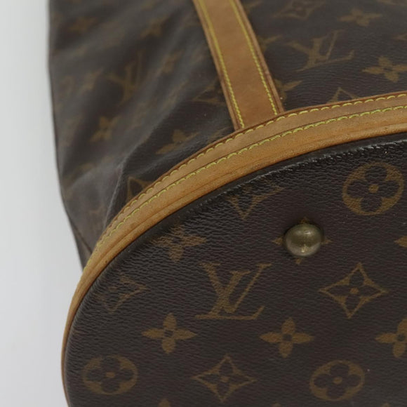 LOUIS VUITTON Monogram Bucket GM Shoulder Bag M42236 LV Auth 139589