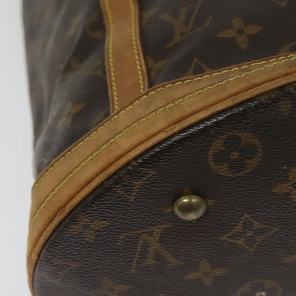 LOUIS VUITTON Monogram Bucket GM Shoulder Bag M42236 LV Auth 139589