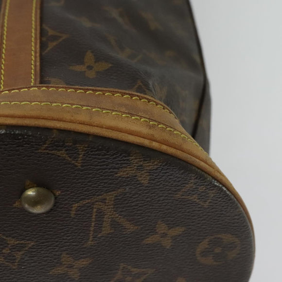 LOUIS VUITTON Monogram Bucket GM Shoulder Bag M42236 LV Auth 139589