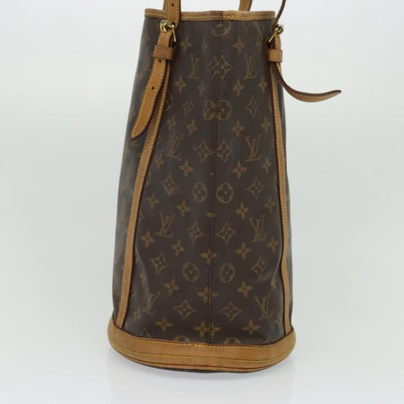 LOUIS VUITTON Monogram Bucket GM Shoulder Bag M42236 LV Auth 139589