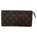 LOUIS VUITTON Monogram Bucket GM Accessory Pouch LV Auth 139590-2