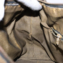 FENDI Zucca Canvas Vanity Pouch Black Brown Auth 139592-20