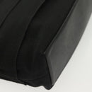 Salvatore Ferragamo Vala Hand Bag Canvas Black Gold Auth 139593-15