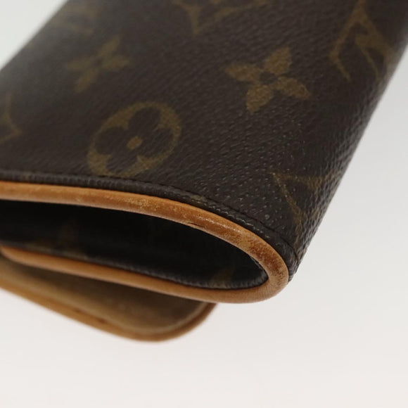 LOUIS VUITTON Monogram Pochette Twin PM Shoulder Bag M51854 LV Auth 139597