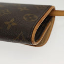 LOUIS VUITTON Monogram Pochette Twin PM Shoulder Bag M51854 LV Auth 139597-18