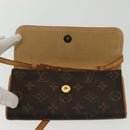 LOUIS VUITTON Monogram Pochette Twin PM Shoulder Bag M51854 LV Auth 139597-10