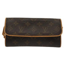 LOUIS VUITTON Monogram Pochette Twin PM Shoulder Bag M51854 LV Auth 139597-13