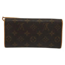 LOUIS VUITTON Monogram Pochette Twin PM Shoulder Bag M51854 LV Auth 139597-2
