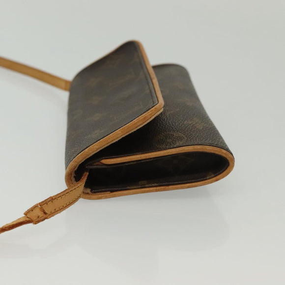 LOUIS VUITTON Monogram Pochette Twin PM Shoulder Bag M51854 LV Auth 139597