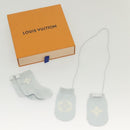 LOUIS VUITTON Baby Gift Set Cashmere White Light Blue GI029C LV Auth 139604-15