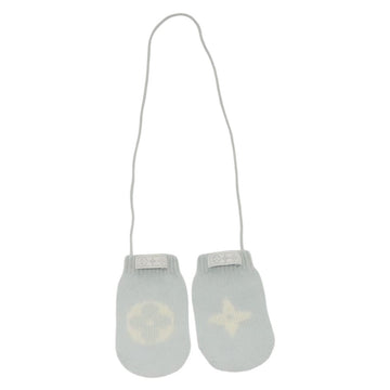 LOUIS VUITTON Baby Gift Set Cashmere White Light Blue GI029C LV Auth 139604 - 0