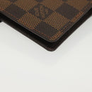 LOUIS VUITTON Damier Ebene Agenda PM Day Planner Cover R20700 LV Auth 139605-15