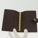 LOUIS VUITTON Damier Ebene Agenda PM Day Planner Cover R20700 LV Auth 139605-8