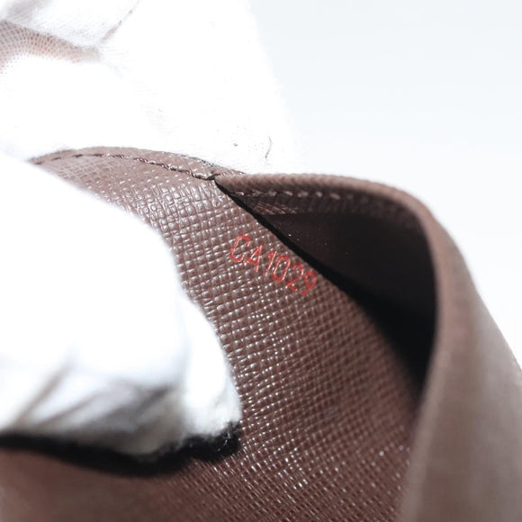 LOUIS VUITTON Damier Ebene Agenda PM Day Planner Cover R20700 LV Auth 139605