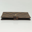 LOUIS VUITTON Damier Ebene Agenda PM Day Planner Cover R20700 LV Auth 139605-3