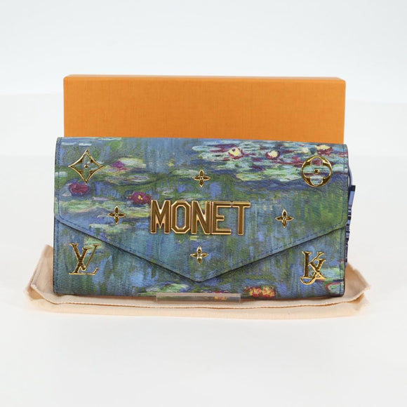 LOUIS VUITTON Masters Collection MONET Portefeuille Sarah M67589 LV Auth 139607M
