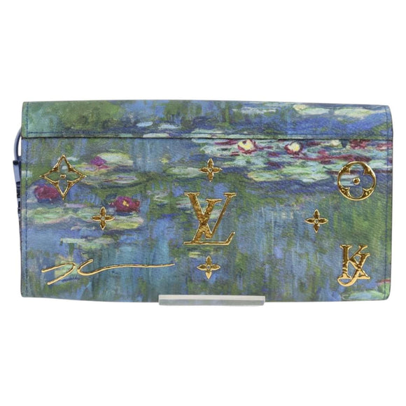 LOUIS VUITTON Masters Collection MONET Portefeuille Sarah M67589 LV Auth 139607M