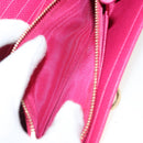 Salvatore Ferragamo Gancini Long Wallet Leather Pink Gold Auth 139609-10