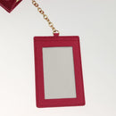 Salvatore Ferragamo Gancini Long Wallet Leather Pink Gold Auth 139609-24