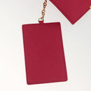 Salvatore Ferragamo Gancini Long Wallet Leather Pink Gold Auth 139609-25