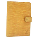 LOUIS VUITTON Epi Agenda PM Day Planner Cover Yellow R20059 LV Auth 139610-1