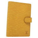 LOUIS VUITTON Epi Agenda PM Day Planner Cover Yellow R20059 LV Auth 139611-1