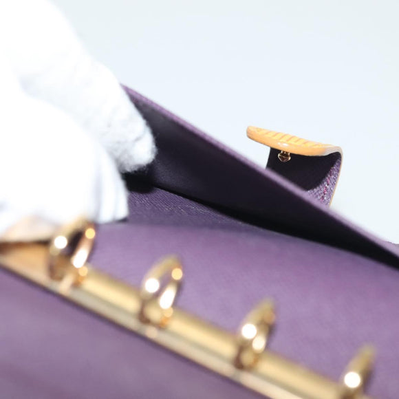 LOUIS VUITTON Epi Agenda PM Day Planner Cover Yellow R20059 LV Auth 139611