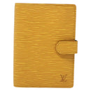LOUIS VUITTON Epi Agenda PM Day Planner Cover Yellow R20059 LV Auth 139611-13